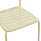 Karrige e palosshme Deraby pakoworld metal krem 52.5x45.5x83cm