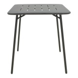 Tavolinë Moraja pakoworld metal i zi 70x70x73cm