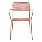 Karrige e palosshme Federal pakoworld metal terrakote 57x58x81.5cm