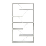 Librari Tars pakoworld e bardhë 84x24x157cm