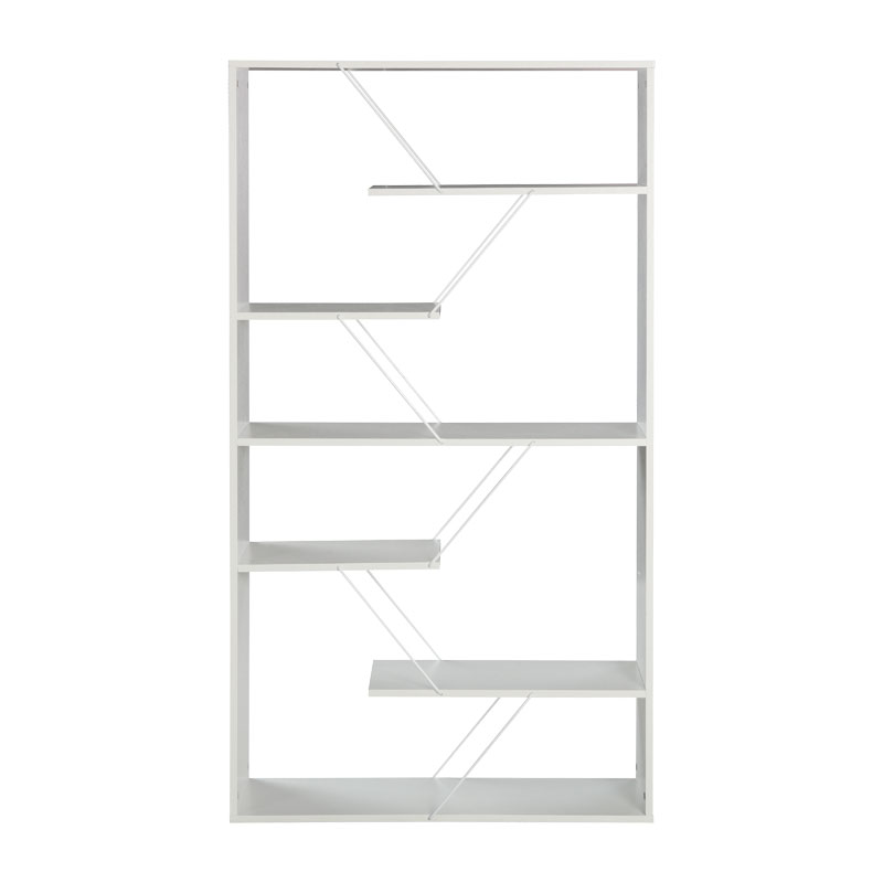 Librari Tars pakoworld e bardhë 84x24x157cm