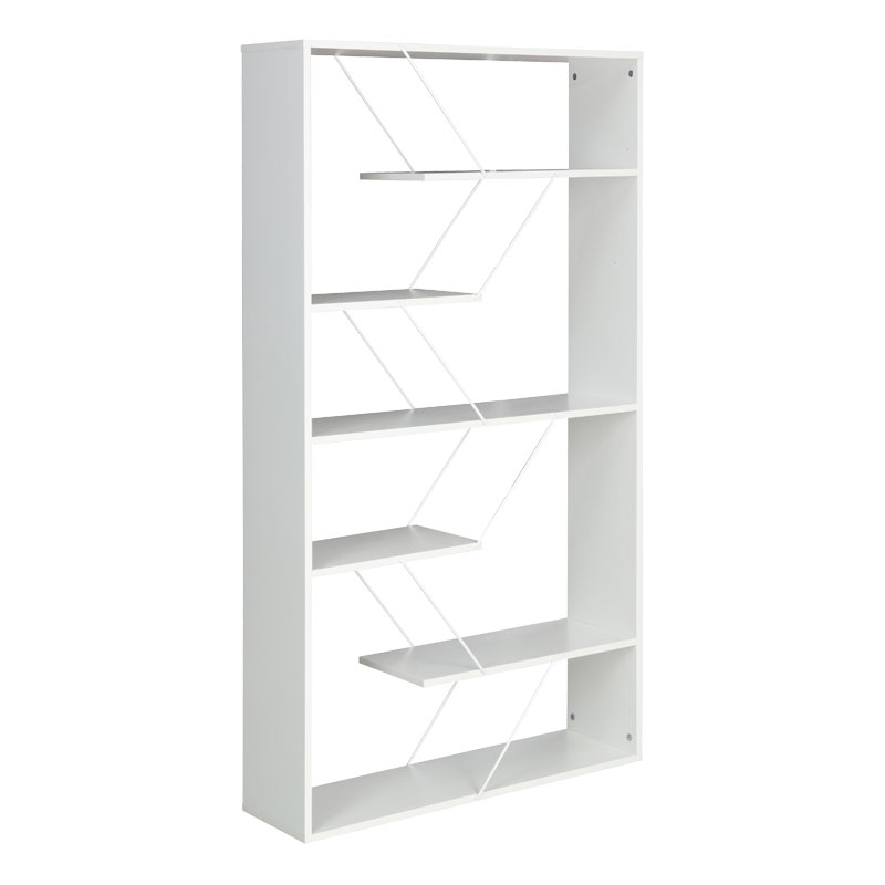 Librari Tars pakoworld e bardhë 84x24x157cm