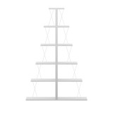 Bibliotekë mini Tars pakoworld e bardhë 100x22x150cm