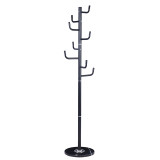 Varëse rrobash Lorenda pakoworld metal e zezë D37x175cm