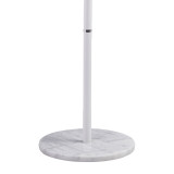 Varëse rrobash Marietta pakoworld metalike e bardhë D37x177cm
