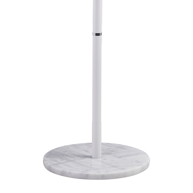 Varëse rrobash Marietta pakoworld metalike e bardhë D37x177cm