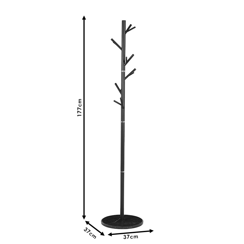 Varëse rrobash Marietta pakoworld metalike e bardhë D37x177cm