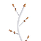 Varëse rrobash Sergio pakoworld metal e bardhë-natyrale D37x171cm