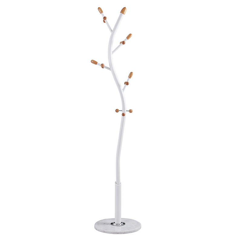 Varëse rrobash Sergio pakoworld metal e bardhë-natyrale D37x171cm