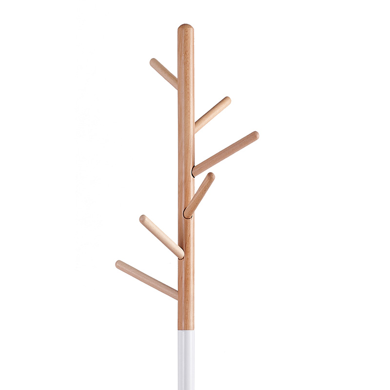 Varëse rrobash Marianna pakoworld metal e bardhë-natyrale D37x169cm