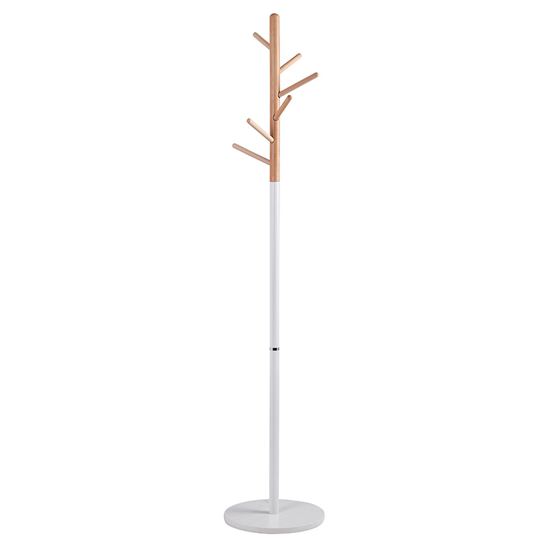 Varëse rrobash Marianna pakoworld metal e bardhë-natyrale D37x169cm