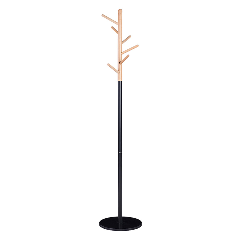 Varëse rrobash Marianna pakoworld metal e zezë-natyrale D37x169cm