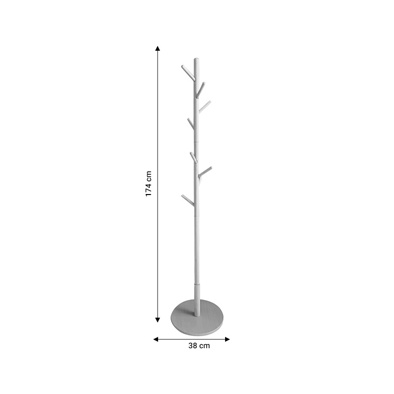 Varëse rrobash Driko pakoworld dru natyral D38x174cm