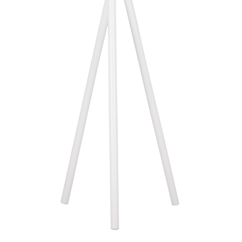 Varëse rrobash Sigar pakoworld metal-dru në ngjyrë të bardhë-natyrale 49x51x187cm