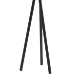 Varëse rrobash Sigar pakoworld metal-dru në ngjyrë të zezë-natyrale 49x51x187cm