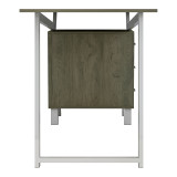 Tavolinë zyre me sirtarë Prosper pakoworld melamine natyrale-bardhë 140x60x76cm
