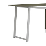 Tavolinë zyre me sirtarë Prosper pakoworld melamine natyrale-bardhë 140x60x76cm