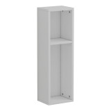 Raft muri Racks pakoworld-komodinë në të bardhë 20x15x65cm