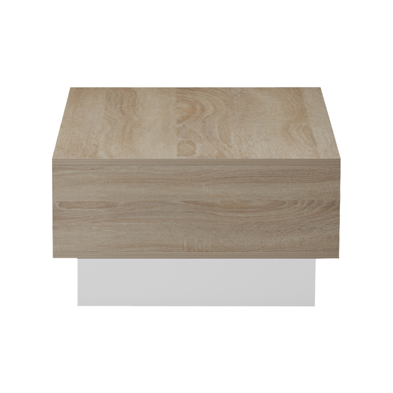 Tavolinë kafeje Dekost pakoworld në nuancë sonoma-bardhë 105x50x32cm