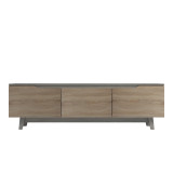 Komodinë TV Kasandra pakoworld në mermer bezhë-nuancë SONOMA 180x35x48.5cm