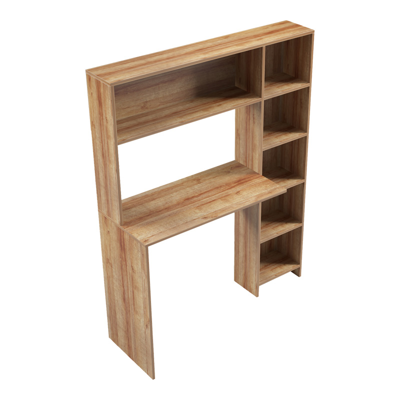 Tavolinë pune Janson pakoworld me bibliotekë në ngjyrë lisi 113.2x40x141.8cm