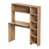 Tavolinë pune Janson pakoworld me bibliotekë në ngjyrë lisi 113.2x40x141.8cm
