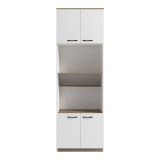 Kabinet kuzhine Rowan pakoworld në ngjyrë të bardhë-SONOMA 60x42x182cm