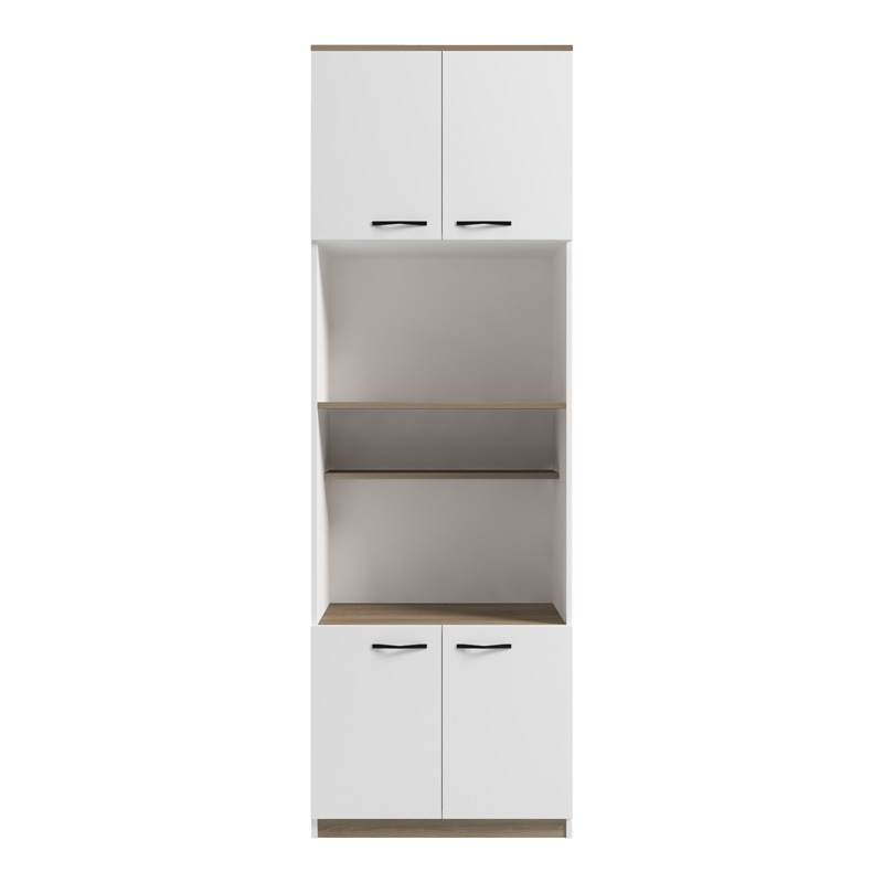 Kabinet kuzhine Rowan pakoworld në ngjyrë të bardhë-SONOMA 60x42x182cm