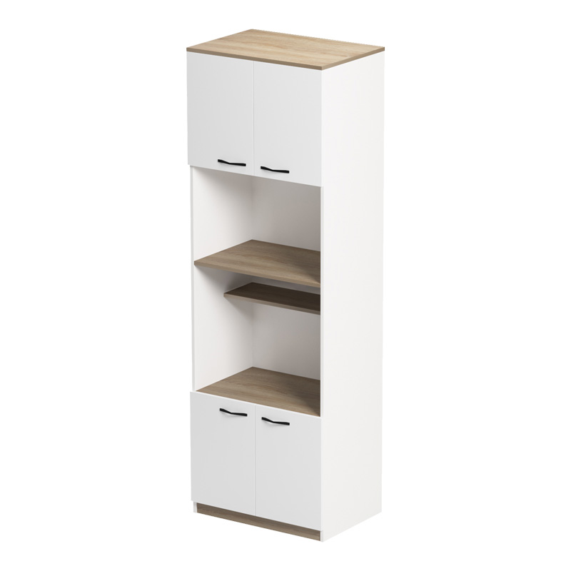 Kabinet kuzhine Rowan pakoworld në ngjyrë të bardhë-SONOMA 60x42x182cm