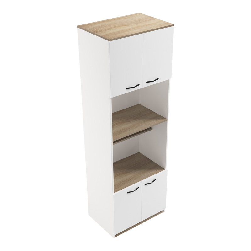 Kabinet kuzhine Rowan pakoworld në ngjyrë të bardhë-SONOMA 60x42x182cm