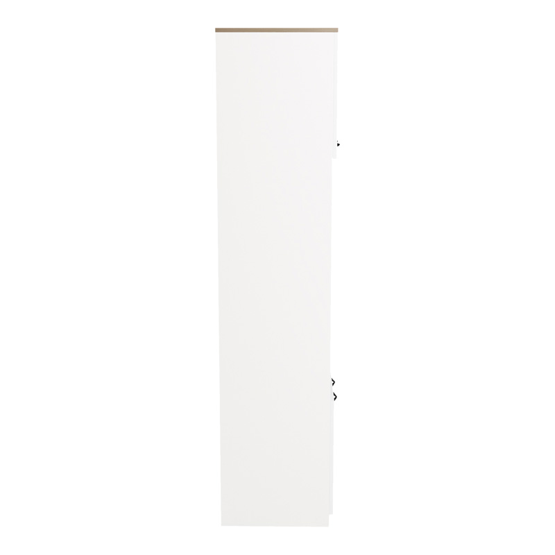 Kabinet kuzhine Rowan pakoworld në ngjyrë të bardhë-SONOMA 60x42x182cm