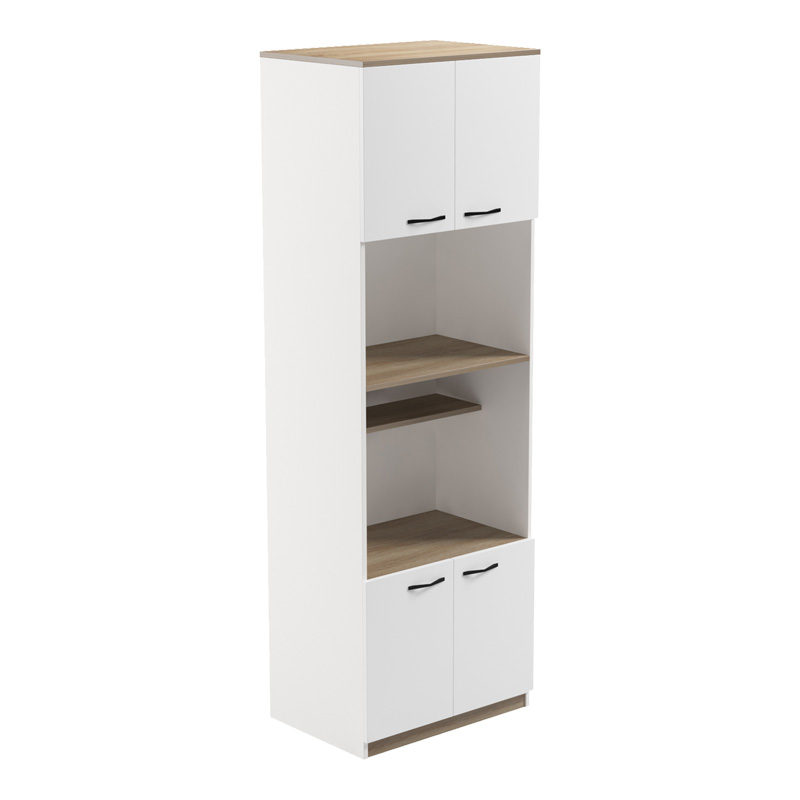 Kabinet kuzhine Rowan pakoworld në ngjyrë të bardhë-SONOMA 60x42x182cm