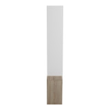 Set dhome ndenjeje Leganto pakoworld në ngjyrë SONOMA dhe të bardhë 220.5x35x197.5cm