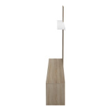 Set dhome ndenjeje Delfina pakoworld në ngjyrë SONOMA dhe të bardhë 190x40x199.5cm