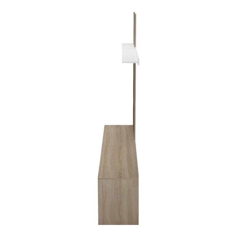 Set dhome ndenjeje Delfina pakoworld në ngjyrë SONOMA dhe të bardhë 190x40x199.5cm