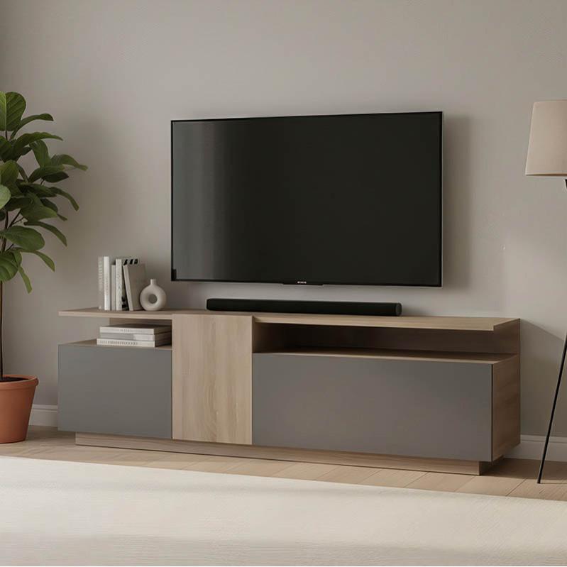 Mbajtëse TV Vendora pakoworld në ngjyrë sonoma-antracit 150x29.5x46.3cm