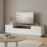 Stendë TV Winey pakoworld në ngjyrë SONOMA-e bardhë 180x44.5x44.5cm