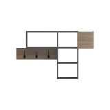 Raft muri Wenia pakoworld në sonoma-antracit 99.5x15x61cm