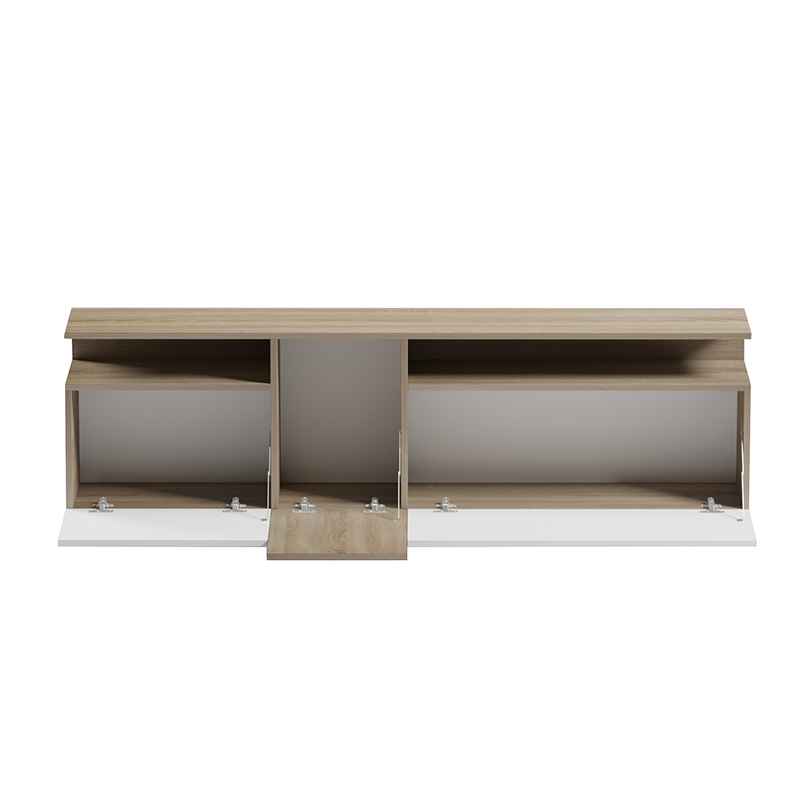 Njësi TV Vendora pakoworld në ngjyrë sonoma-bardhë 150x29.5x46.3cm