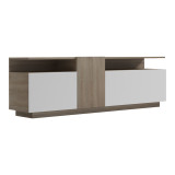 Njësi TV Vendora pakoworld në ngjyrë sonoma-bardhë 150x29.5x46.3cm