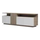 Njësi TV Vendora pakoworld në ngjyrë sonoma-bardhë 150x29.5x46.3cm