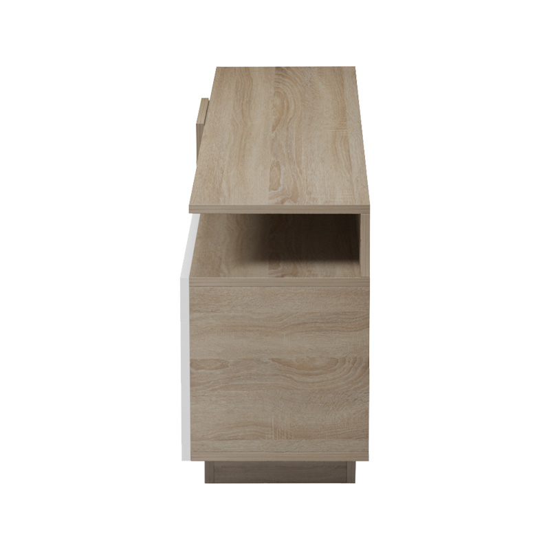 Njësi TV Vendora pakoworld në ngjyrë sonoma-bardhë 150x29.5x46.3cm