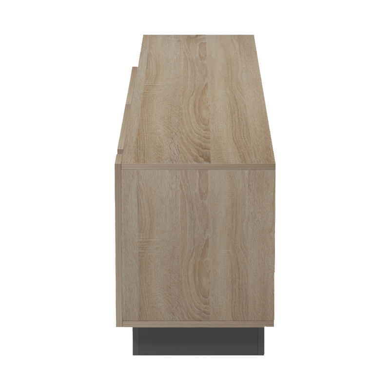 Komodinë TV me Led Vario pakoworld SONOMA - antracit 185.6x35x45cm