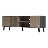 Mbajtëse TV Tuscany pakoworld sonoma-antracit 180x41x51cm
