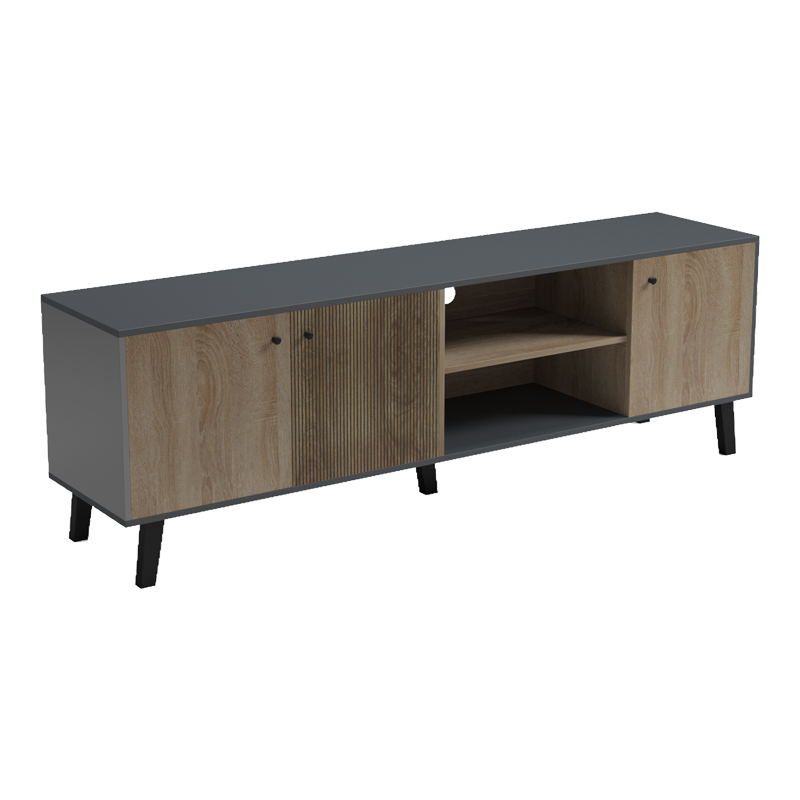 Mbajtëse TV Tuscany pakoworld sonoma-antracit 180x41x51cm