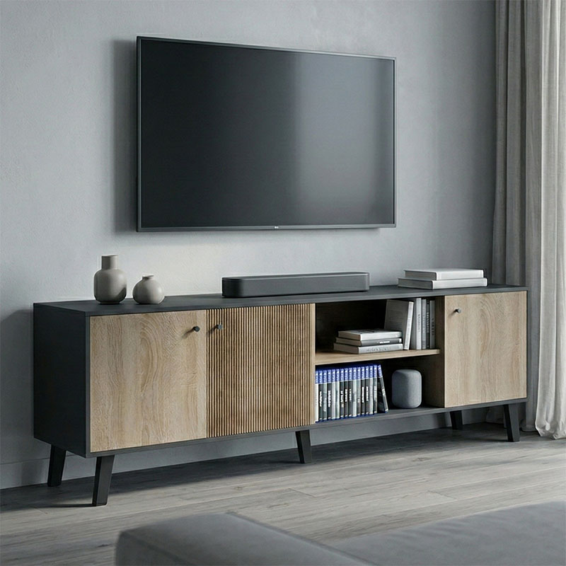 Mbajtëse TV Tuscany pakoworld sonoma-antracit 180x41x51cm