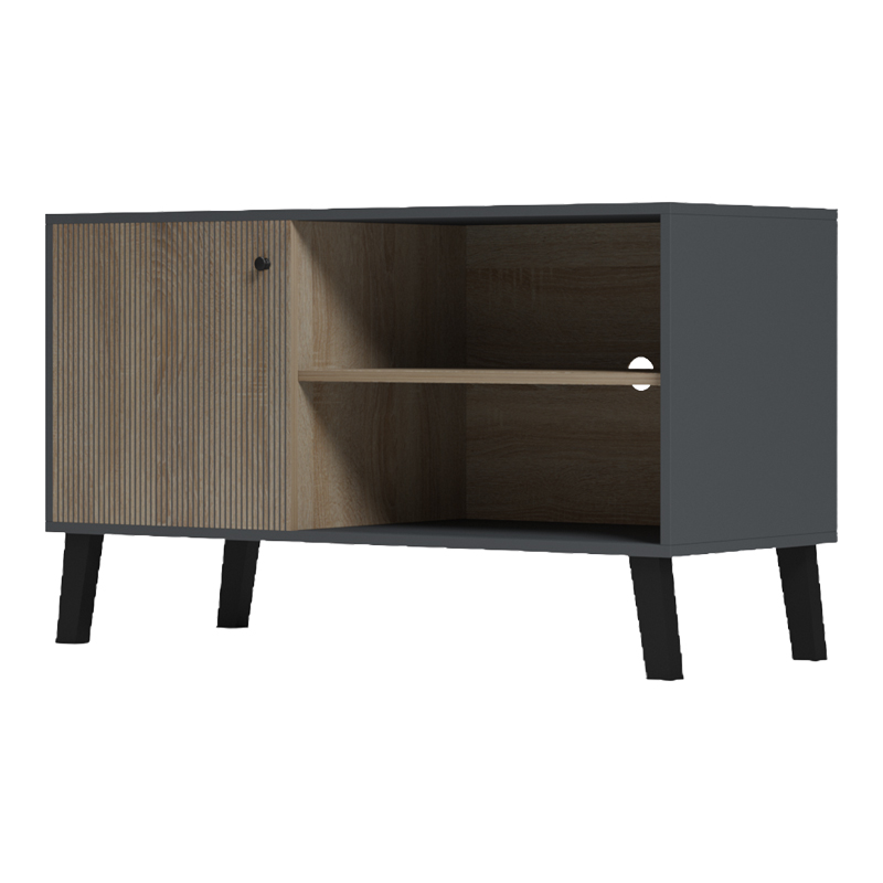 Mbajtëse TV Tuscany pakoworld sonoma-antracit 100x40x51cm