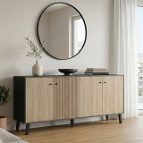 Bufe Tuscany pakoworld sonoma-antracit 180x40x78.6cm