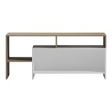 Tavolinë kafeje Consa pakoworld sonoma - e bardhë 120x60x52.8cm