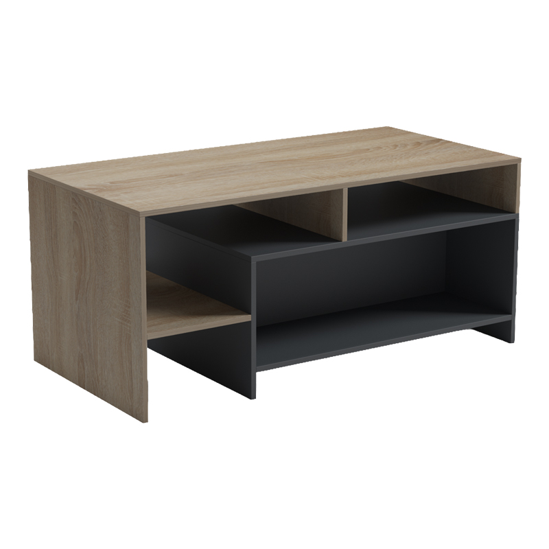 Tavolinë kafeje Consa pakoworld sonoma - antracit 120x60x52.8cm